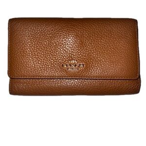 Coach‎ L1692 Brown Tech Wallet